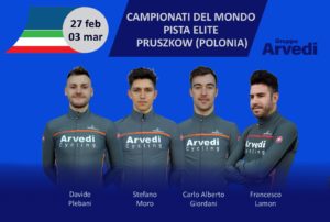 Mondiali Pista per il Team Arvedi (fonte comunicato stampa)