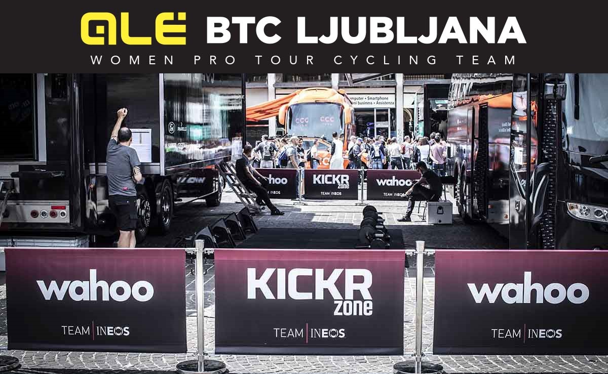 Wahoo e Speedplay con Alé BTC Ljubljana Cipollini