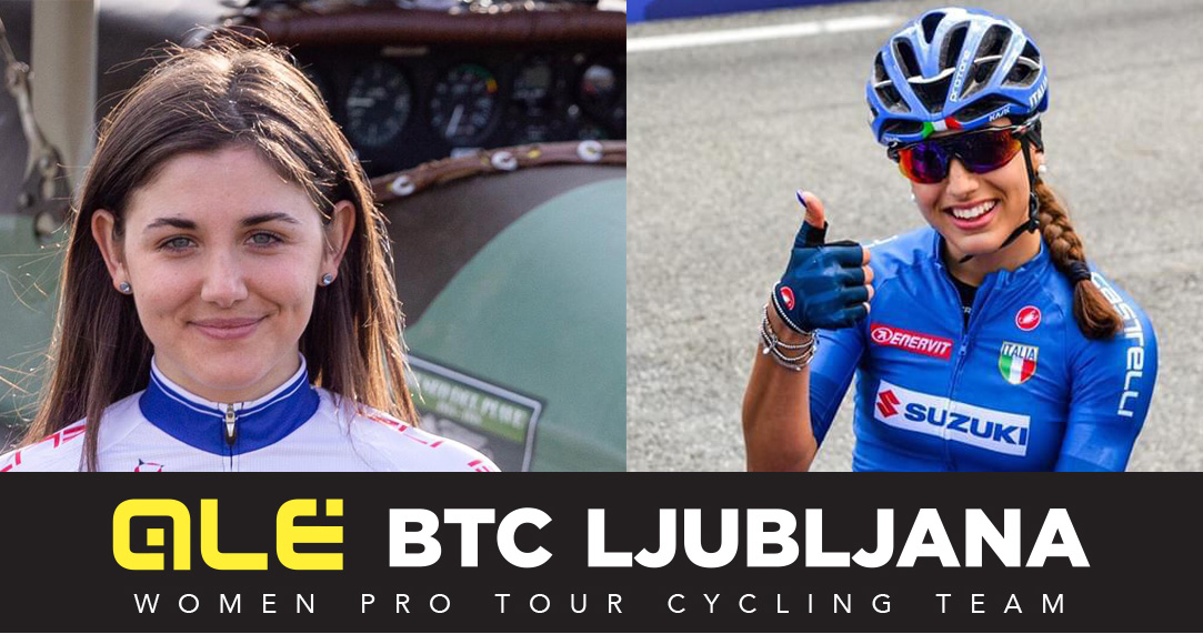 Alé BTC Ljubljana: Laura Tomasi ed Alessia Patuelli