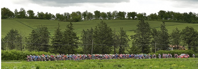 Foto Fabio Ferrari/LaPresse 
13 Maggio 2019 Vinci/Orbetello (Italia)
Sport Ciclismo
Giro d'Italia 2019 - edizione 102 - tappa 03
Da Vinci a Orbetello - km 220
Nella foto: durante la gara.
Photo Fabio Ferrari / LaPresse
May 13, 2019 Vinci/Orbetello (Italy)  
Sport Cycling
Giro d'Italia 2019 - 102th edition -  stage 03
From Vinci to Orbetello
In the pic: during the race.