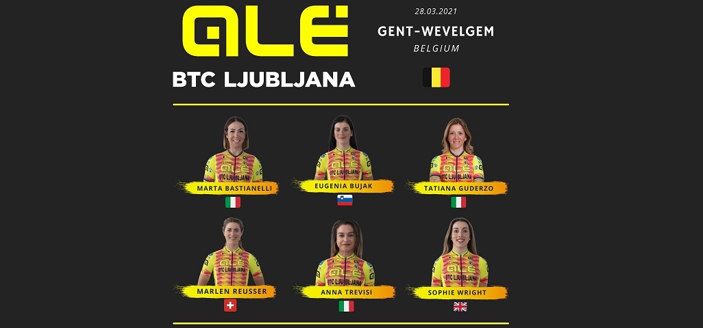 Alé BTC Ljubljana alla Gent-Wevelgem