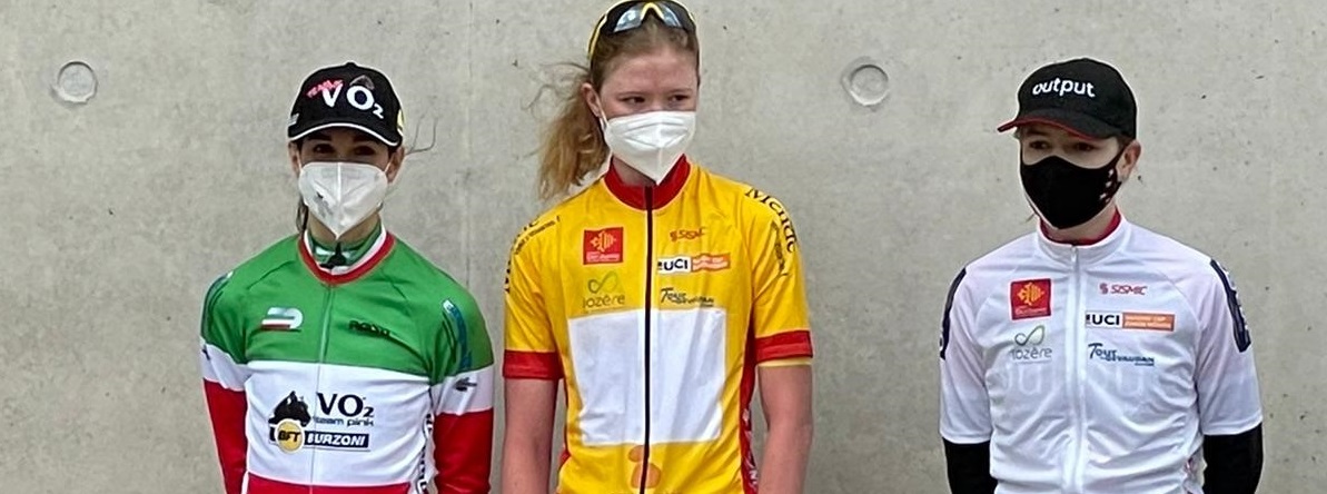 Francesca Barale (VO2 Team Pink) protagonista in Francia