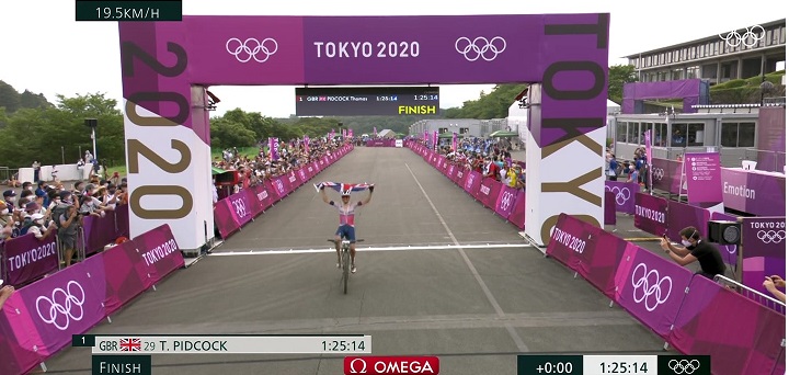 Thomas Pidcock campione olimpico a Tokyo 2020