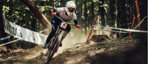 Eleonora Farina performs at UCI DH World Cup in Maribor, Slovenia on August 15th, 2021 // SI202108150474 // Usage for editorial use only //