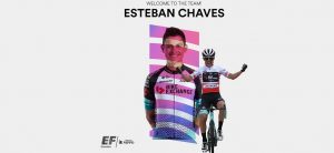 Esteban Chaves (fonte profilo facebook ufficiale EF)