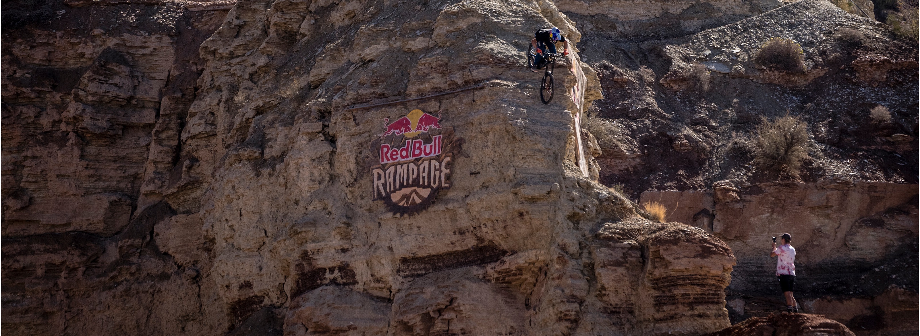 Jaxson Riddle rides the course during the Red Bull Rampage in Virgin, Utah, USA on 10 October, 2021. // SI202110110059 // Usage for editorial use only //