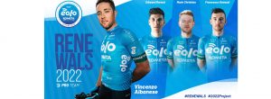 Vincenzo Albanese, Mark Christian, Francesco Gavazzi e Edward Ravasi prolungano i loro contratti con EOLO-KOMETA Cycling Team