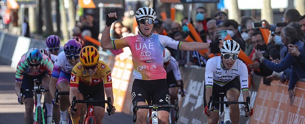 Vuelta a Andalucia - Ruta Del Sol 2022 - 68th Edition - 5th stage Huesa - Chiclana de Segura 167,1 km - 20/02/2022 - Marta Bastianelli (ITA - UAE Team ADQ) - photo Luis Angel Gomez/SprintCyclingAgency©2022