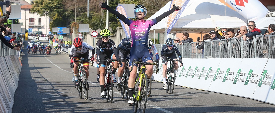 arrivo Coppa delle Nazioni donne junior - foto Rubino