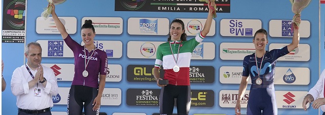 Elisa Balsamo, ora anche Campionessa Italiana (fonte: Isolapress)