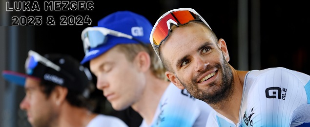 MENDE, FRANCE - JULY 16: Luka Mezgec of Slovenia and Team BikeExchange - Jayco during the team presentation prior to the 109th Tour de France 2022, Stage 14 a 192,5km stage from Saint-Etienne to Mende 1009m / #TDF2022 / #WorldTour / on July 16, 2022 in Mende, France. (Photo by Alex Broadway/Getty Images)