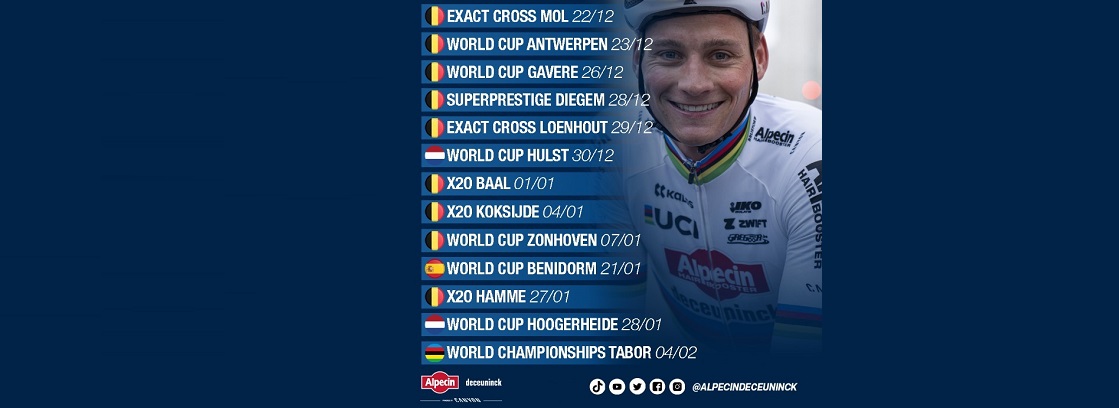 Van der Poel: il calendario ciclocros