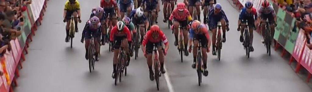 Alison Jackson conquista la vittoria nella prima tappa in linea de La Vuelta Femenina 202