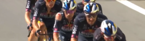 Primoz Roglic della Red Bull Bora Hansgrohe abbandona il Tour de France 2024