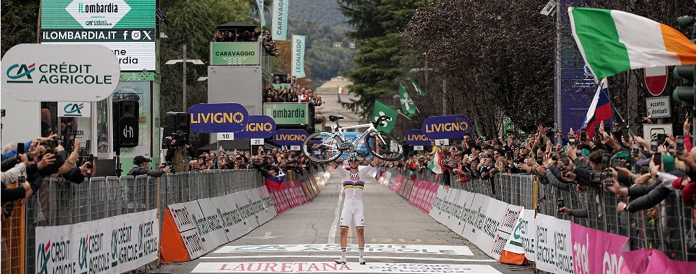 Pogacar vince il Lombardia